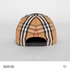 Vintage Burberry baseball cap